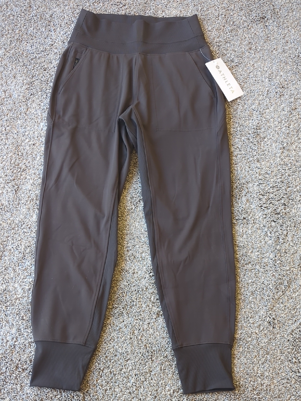 Athleta Venice High Rise Jogger - Truffle Brown XS